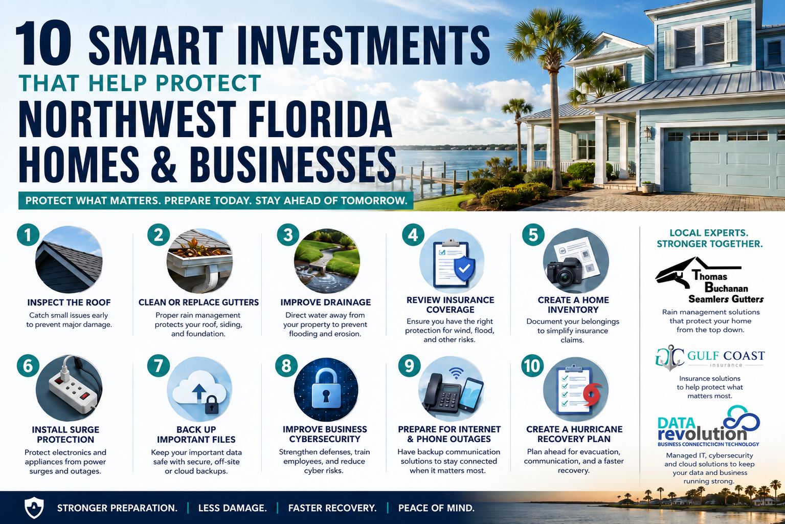 10 Smart Investments That Help Protect Northwest Florida Homes and Businesses